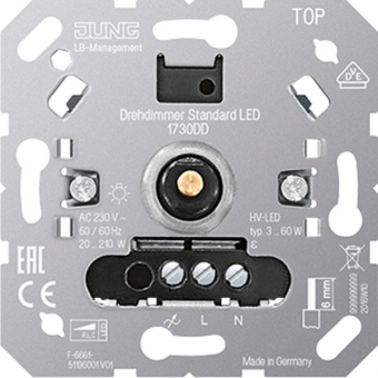1730DD Drehdimmer Standard LED, Einsatz, Inkrementalgeber
