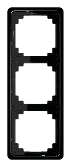 CDP583SW Rahmen 3-fach für waagerechte und senkrechte Kombination CDplus schwarz