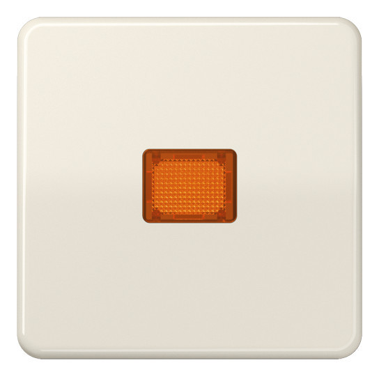 CD590KO Wippe für Ko-Schalter/Taster CD500 mit orangefarbene Kalotte cremeweiss