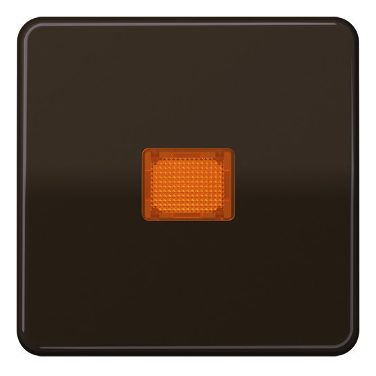 CD590KOBR Wippe für Ko-Schalter/Taster CD500 mit orangefarbene Kalotte braun