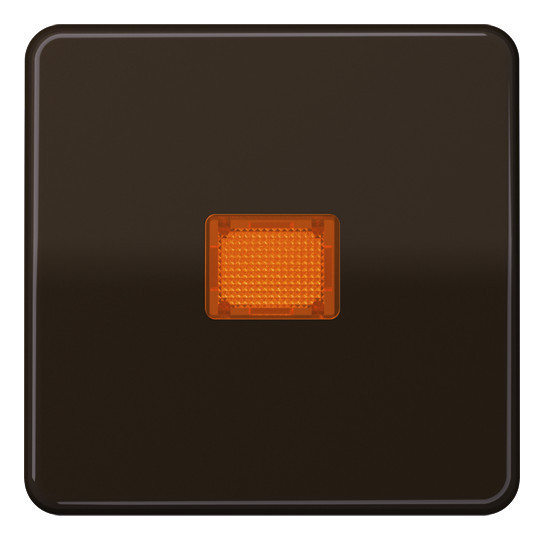 CD590KOBFBR Wippe bruchsicher für Ko-Schalter/Taster CD500 mit orangenfarbene Kalotte braun