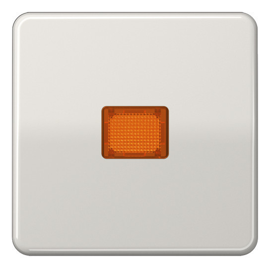 CD590KOLG Wippe für Ko-Schalter/Taster CD500 mit orangefarbene Kalotte lichtgrau