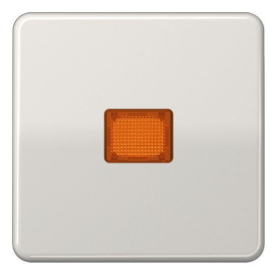 CD590KOBFLG Wippe bruchsicher für Ko-Schalter/Taster CD500 mit orangenfarbene Kalotte lichtgrau