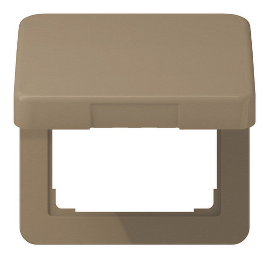 CD590KLGB Klappdeckel für Steckdosen und Geräte CD500 mit Abdeckung 50x50 mm gold-bronze