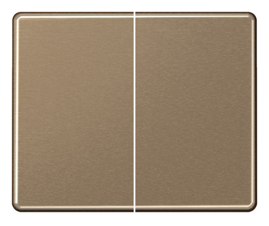 SL595GB Wippe für Serien/Doppel-Wechselschalter und Doppeltaster SL500 gold-bronze