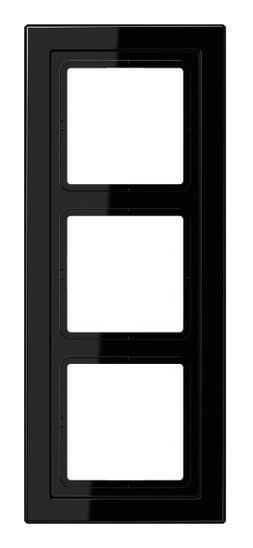 LSD983SW Rahmen 3-fach für waagerechte und senkrechte Kombination LS-design schwarz